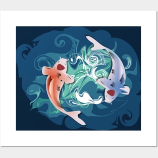 Koi Fish Posters and Art